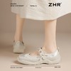 ZHR则则运动玛丽珍鞋2025新款蝴蝶结女鞋银色芭蕾鞋法式浅口单鞋 商品缩略图9