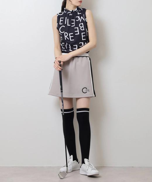 CECIL MCBEE 高尔夫 女士 通体字母印花上衣 高领无袖T恤夏季新款 商品图1