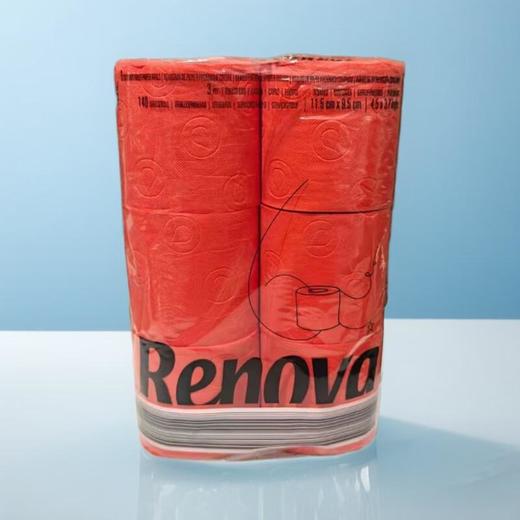 RENOVA黑标檀香卷纸红色 3层/140节/6卷/提 商品图0