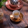 臻宝堂纯手工银杏叶雕刻经典铜托家用隔热茶托垫禅意茶蝶中式茶具银杏叶雕刻经典托 商品缩略图3