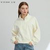 VIVIAN LIU D2447308初秋女装新款时尚立领宽松长袖针织卫衣 商品缩略图0