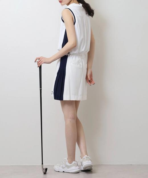 CECIL McBEE green 高尔夫女士 撞色拼接侧边百褶短裙 运动休闲 商品图5