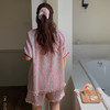 【柔软棉纱】2025新款文艺碎花双层棉纱短袖睡衣/睡裙  透气棉纱衣休闲家居服 商品缩略图5