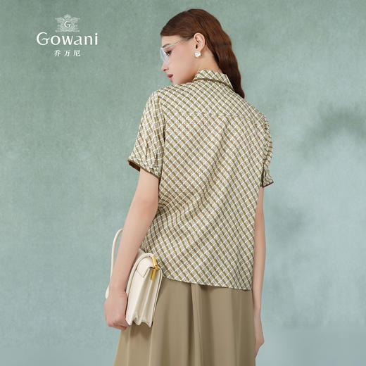 乔万尼真丝桑蚕丝衬衫女新款女夏EM2C807 商品图4