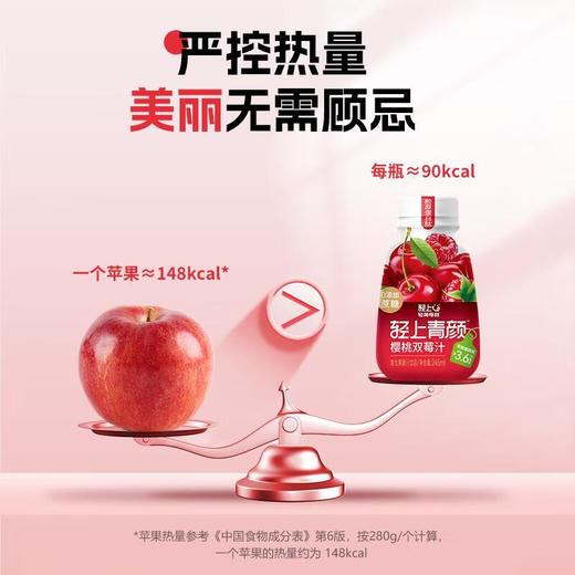 轻上青颇车厘子双莓汁245ml/瓶 商品图3