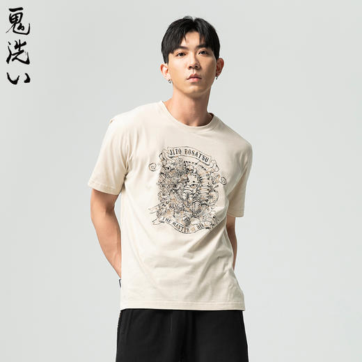 ONIARAI/鬼洗25春夏新品创世圣甲虫荷鲁斯之眼短袖T恤男 J850197 商品图1