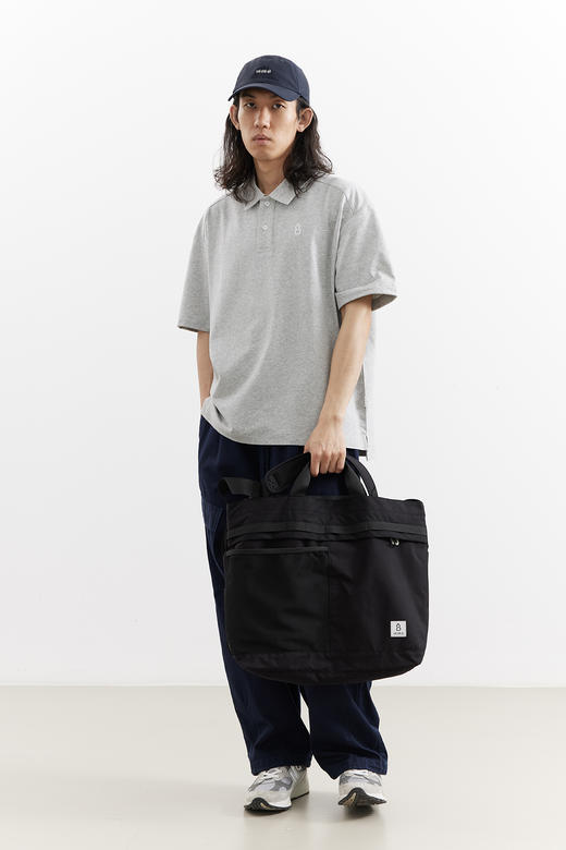 吃茶去chichaqu25凉感防晒速干短袖poloT恤户外运动宽松百搭 商品图3