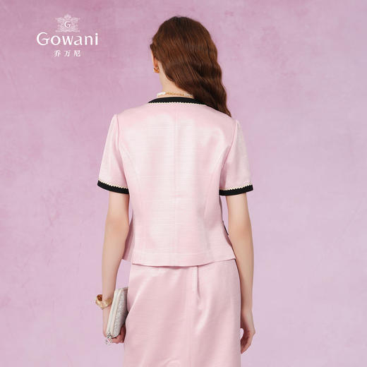 乔万尼小香风两件套气质高级感套装撞色设计EM2G842 商品图4