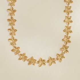 在途4周到｜Agapee-Thalla-24K镀金 花朵 项链［法国设计师］