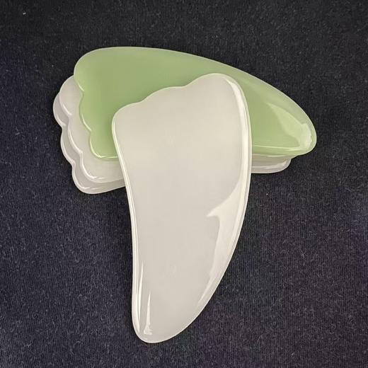 天然玉石粉水晶三角刮痧板 刮痧片 背部刮痧 眼部美容专用肩颈手臂全身背部通用 商品图1