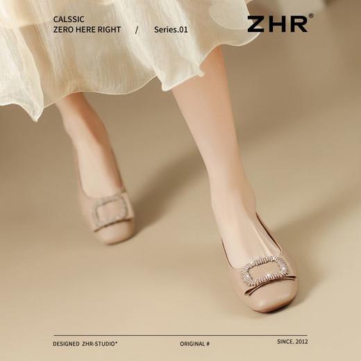 ZHR则则真皮一脚蹬单鞋软底豆豆鞋妈妈鞋2025新款气质百搭女鞋子 商品图9