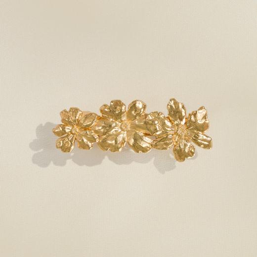 在途4周到｜Agapee-Rosaria-24K镀金 花朵 发卡［法国设计师］ 商品图1