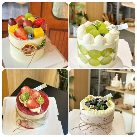 4寸福利水果蛋糕，很小奥，就2人份 商品图0