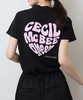 CECIL McBEE green 高尔夫女士 爱心字母印花半高领短袖 宽松百搭T恤 商品缩略图7
