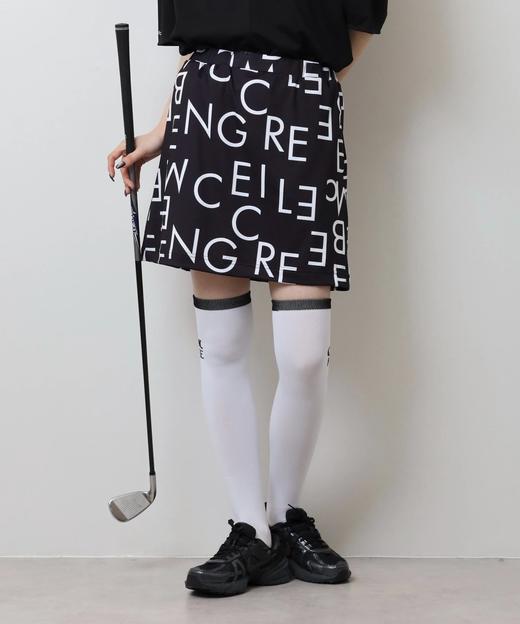 CECIL MCBEE 高尔夫 女士 夏季新款通体大ogo字母印花短裙 商品图0