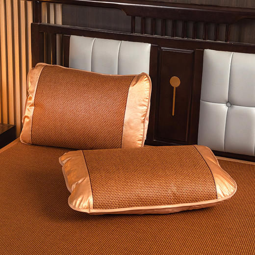 【多样屋专柜】雅鹿艾草养生古藤席席三件套夏季清凉 商品图6