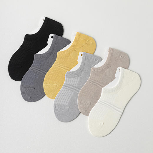 雀说10双装袜子男士夏季薄款网眼大跟托纯色透气吸汗短款男袜AL6608 商品图2