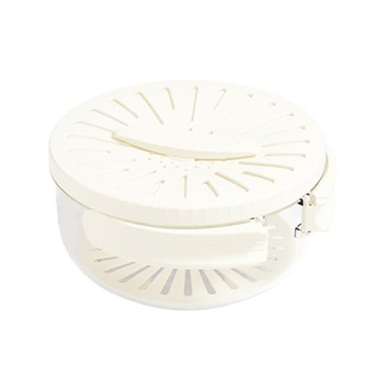 【多样屋专柜】多样屋厨房沥水篮收纳盒二合一白色家用 商品图4