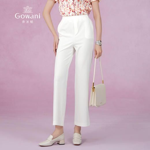 乔万尼新款阔腿裤运动休闲减龄设计百搭显瘦EM2F741 商品图1
