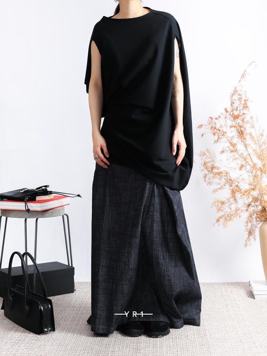 Y‘s | 弧型不对称上衣裙 商品图1