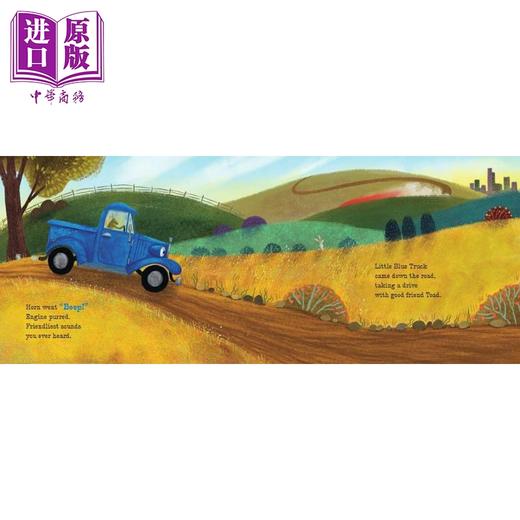 预售 【中商原版】蓝色小卡车与红色小跑车 Little Blue Truck and Racer Red 英文原版 儿童绘本 图画故事书 亲子读物 进口童书 商品图1