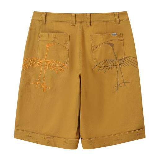 ONIARAI/鬼洗 石化古乌符号印花七分裤 24A0543 商品图9