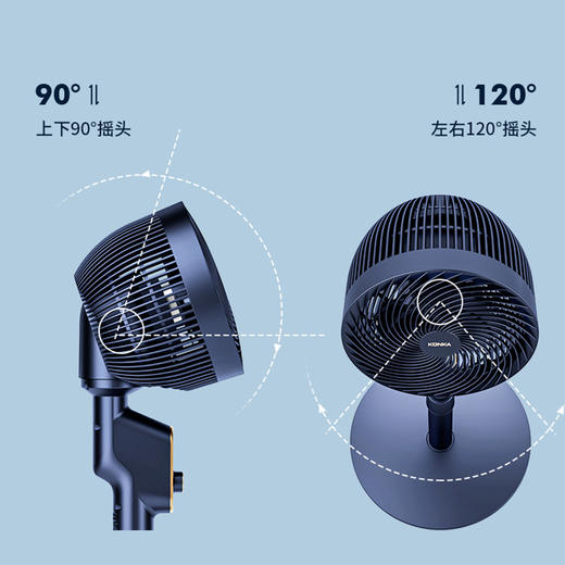 康佳空气循环家用电风扇立体送风激活整屋空气 商品图3