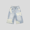 GOODBAI 916 仿胶带印花水洗牛仔A版短裤 商品缩略图1