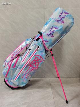 G/FORE高尔夫球包新款男女通用PU防水支架包球包防水耐磨粉色