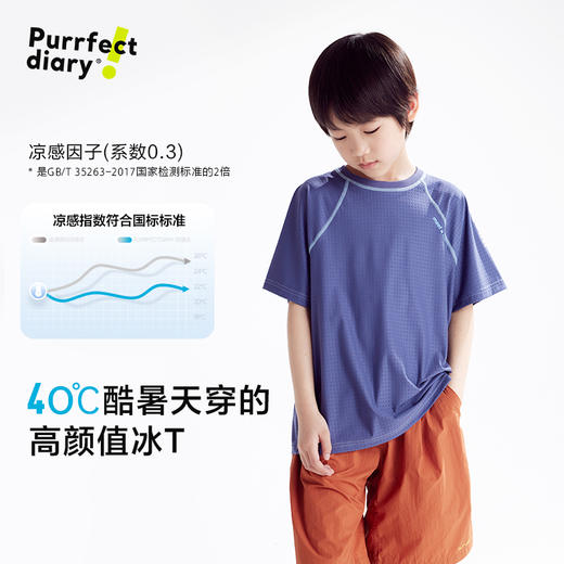 fx-【冰皮五代】咕噜日记童装儿童弹力魔方格凉凉TPXT2539 商品图2