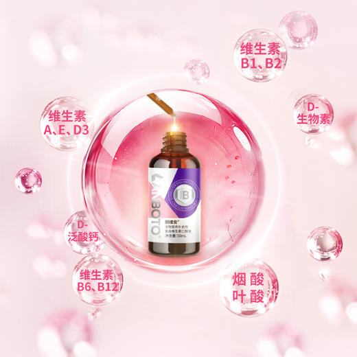 lanboto宠物复合维生素b溶液狗狗猫咪通用口臭猫癣皮肤50ml 商品图2