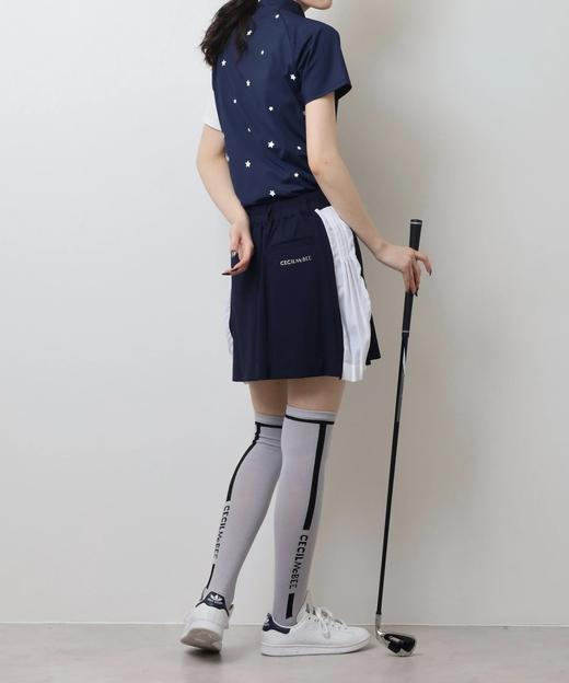 CECIL McBEE green 高尔夫女士 撞色拼接侧边百褶短裙 运动休闲 商品图10