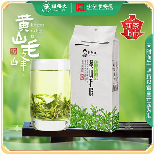 【2025新茶上市】谢裕大 黄山毛峰 早春翠峰 250g 雨前自饮 商品图0