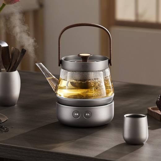 智蔚 小语.3.0纯钛高端萃煮壶 钛灰ZW-200 100OW/800ml 商品图0