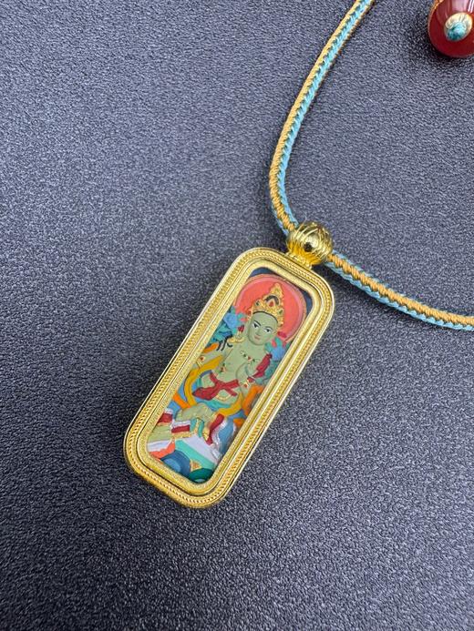 24K镀金香泥手绘唐卡 商品图2