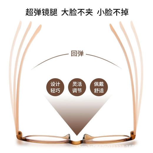 高清老花镜超轻女士花镜女款时尚护目眼镜 商品图1