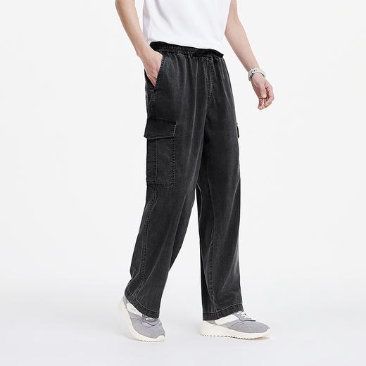 森柔牛仔|商场同款森马牛仔裤男宽松直筒工装裤轻薄2025夏季新款 商品图2
