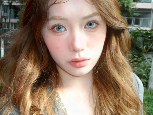 【中直径半年抛】LOVEIIKIRA-青莲雨梦 绿-14.2mm【半年抛 0-1000度 含有525/575】 商品图6