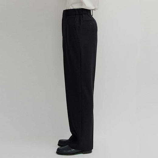 DIGAWEL In tuck Pants 羊毛尼龙混纺耐磨性休闲裤 商品图1