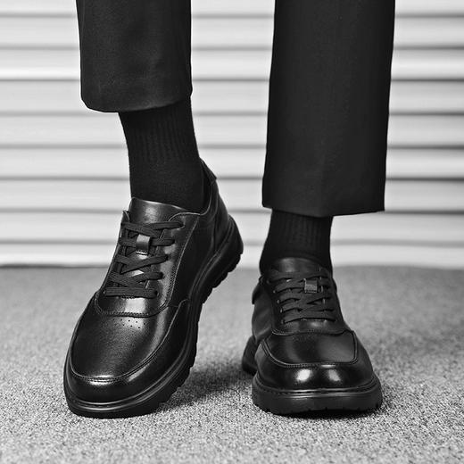 【专用款P标通勤皮鞋】轻便透气牛皮皮鞋 缓震防滑运动皮鞋 商品图0