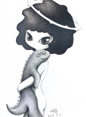 山谷里《抱抱》原作手稿