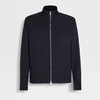 ZEGNA 杰尼亚 男士 Motorin 100cc 超细纤维长袖外套 深蓝色 UFTD3A9 FCT575 B09 商品缩略图0