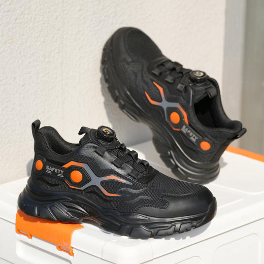 新款劳保鞋男夏季透气工作鞋防砸防刺穿久站不累脚鞋 商品图2
