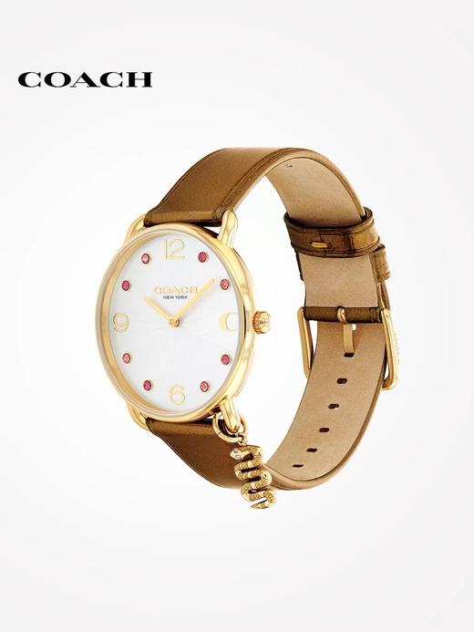 【品牌授权】COACH蔻驰蛇年限定腕表 【2年质保】鸿运蛇  富贵蛇 老花镶钻 礼盒 商品图8