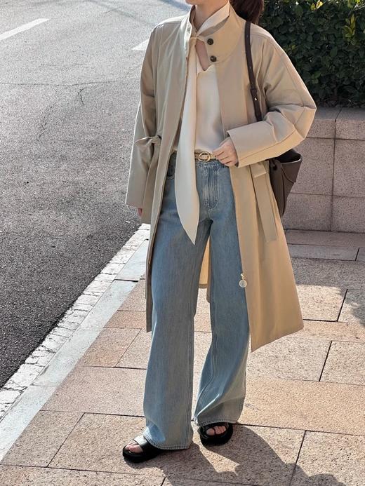 【高品质私服】【IC全棉牛仔阔腿长裤】阔腿设计时尚大气，修饰腿型N1290-CC【无标出货 介意慎拍】 商品图5