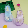 MINIDD童鞋轻便可爱女童鞋网纱蝴蝶公主鞋夏日透气沙滩鞋MNDD24-21 商品缩略图0