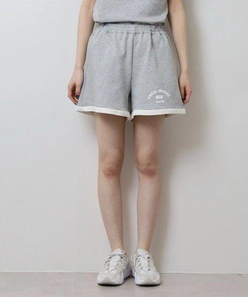 CECIL McBEE green 高尔夫女士 印花logo抽绳短裤 宽松舒适简约百撘 商品图7