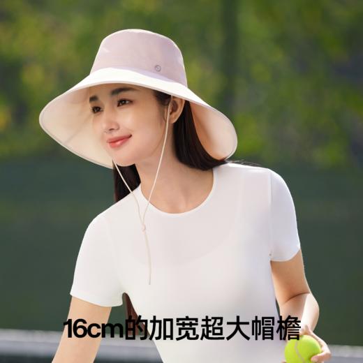 小野和子大檐双面防晒帽|加宽加长大檐帽，遮脸又遮脖子 商品图5
