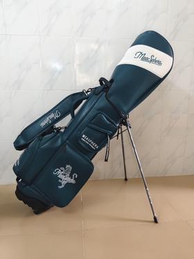 新款measphera高尔夫球包男女经典款轻便桶包皇冠装饰高档柳钉包
