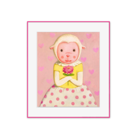 杨媛媛《美羊羊》版画